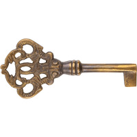Uniqantiq Hardware Supply Key Solid Brass Antique Skeleton Key Hand Aged Fancy Key | Ky-9Hab