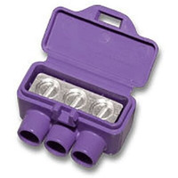 King Innovation 95125 3 Port Aluminum To Copper Lug 12-10 Awg Aluminum 18-10 Awg Copper Bag Of 25