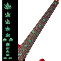 Inlay Sticker Fret Markers For Guitars & Bass - 420 - Abalone Green