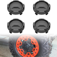 Sautvs Tire Wheel Hub Caps For Can-Am X3 Turbo Rr  New Black Wheel Caps Rim Cap Center Cap Covers For Can Am Maverick X3 Max Turbo Rr 2020-2021 Accessories (4Pcs  Replace 705402528)