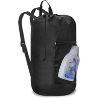 Femuar Laundry Bag Backpack Durable Laundry Bag With Shoulder Straps And Mesh Pockets Portable Laundry Dirty Clothes Hamper Bag For College Dorm (Black)