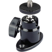 Camvate 1/4""-20 Mini Ball Head With Ceiling Mount For Cctv & Video Wall Monitors Mount - 1991