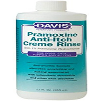 Davis Pramoxine Anti Itch Dog And Cat Creme Rinse  12-Ounce  Tan (Dm158 12)