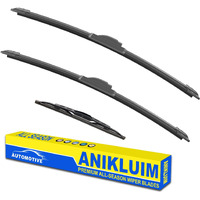 Anikluim 17 ""+16 "" Wiper Blades With 11 "" Rear Wiper Blade Set Replacement For 2006-2010 Hummer H3 Windshield Wipers Original Factory Quality (Pack Of 3)