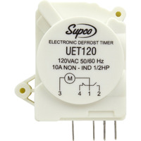 Supco Uet120 Refrigerator Defrost Timer Control Universal 120 Volt Electronic   White