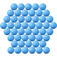 Jedulin 40Mm Ping Pong Balls  50 Pack Assorted Colored Tennis Balls Multi Color Plastic Balls Fun Beer Ping Pong Balls Bulk For Beer Pong Balls  Arts And Craft  Party Decoration  Cat Balls (Blue)