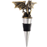 Dragon Decorative Bottle Stopper For Wine  Unique Dragon Gift With Gothic Design For Dragon Lover