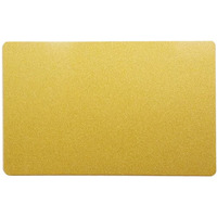 Ebamaz Sublimation Print Metal Business Cards Tablet Thick 86X54Mm Pack Of 10Pcs (Aluminum 0.45Mm Thickness  Pearled Golden  Blank)