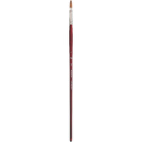 Princeton Velvetouch Filbert Brush  Long Handle  Size 6 - Professional Artist Brushes For Mixed Media  Acrylic  Oil