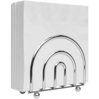 Blue Donuts Chrome Collection Napkin Holder - Classic Napkin Holders For Tables  Dining Table Napkin Holders For Kitchen  Kitchen Organization  Chrome