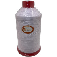 Uv Resistant Bonded Polyester Sewing Thread For Upholstery  Outdoor  Marine 4 Oz (Tex 70  White)