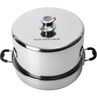 Kitchen Crop Steam Canner With Temperature Indicator (Stainless Steel Steam Canner)