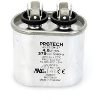 43-25134-27 -Rheem Oem Oval Replacement Run Capacitor 4 Uf/Mfd 370 Volt