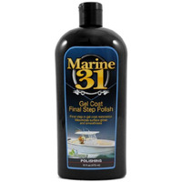 Marine 31 Gel Coat Final Step Polish 16 Fl Oz - High Gloss Finish & Oxidation Removal