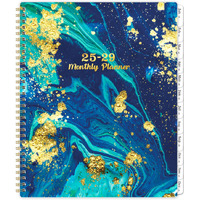 Monthly Planner/Calendar 2025-2029 - 5 Year Monthly Planner 2025-2029 From Jan. 2025 - Dec. 2029  9"" X 11""  2025-2029 Calendar Planner With Tabs