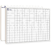 Scribbledo 11 X14  Large Graph Dry Erase Grid Board Double-Sided White Board .75  Cells Drawing Math Grid Lines Graphing Charts Whiteboard For Home School Classroom Teachers And Students