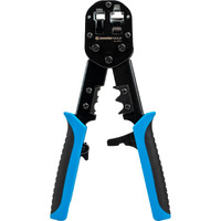 Jonard Tools Uc-4511 Rj45 & Rj11/12 Modular Pass-Through Crimper With Tail Crimping Slots