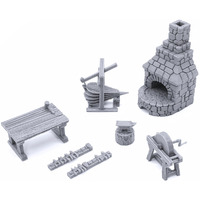 Smithy Tools - Dnd Terrain Compatible With Dungeons And Dragons  28Mm Miniature Wargaming  Tabletop Rpgs  Wargame Scenery