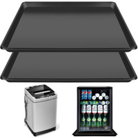 22'' X 21'' Mini Fridge Drip Pan  Large Drip Tray  Portable Ac Drip Pan  Under Washer Pan  Dishwasher Pan  Oil Drain Pans For Changing Oil(2 Pcs)