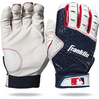 Franklin Sports Mlb Batting Gloves - 2Nd Skinz Batting Gloves - Adult Baseball Batting Gloves - Adult Xl Navy Batting Gloves - Adult Extra Large