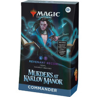 Magic: The Gathering Murders At Karlov Manor Commander Deck - Revenant Recon (100-Card Deck  2-Card Collector Booster Sample Pack + Accessories)