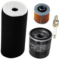 Liyyoo 1Uy-14451-00-00 Air Filter Oil Filter Spark Plug Kit  Compatible With Yamaha Grizzly 660 Yfm660 4X4 2002-2008 Yfm660 Air Filter