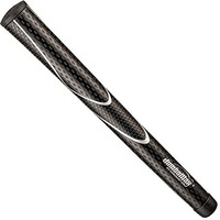 Jumbomax Pack Of 1 Tour Series Golf Grips - Black With Silver Trim Standard Jumbo (+1/8)