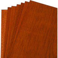 Mahogany Veneer  8"" X 8""  7-Piece
