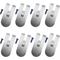 8Pcs N435687 Belt Hook Clip With Glue Dispensing Anti Loosening Screw For Dewalt Dcf620 Dcf620B Dcf622 Drywall Screwgun