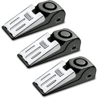 Emdmak Door Stop Alarm With 120Db Siren Door Stop For Home & Travel (Black) (Pack Of 3)