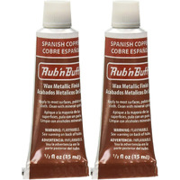 Rub 'N Buff The Original Wax Metallic Finish (Spanish Copper) 2 Pcs Sku# 1835750Ma