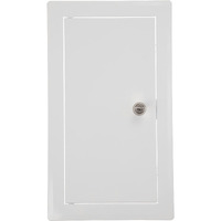 Vent Systems 6'' X 12'' Inch Lockable Metal Access Panel - Easy Access Doors With Locking Mechanism - Access Panel For Drywall  Wall And Ceiling Electrical And Plumbing Service Door Cover