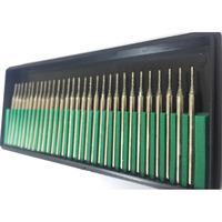 60 Pack 1Mm Diamond Drill Bit Jewelry Beach Sea Glass Shells Gemstones Lapidary 60Pcs. 1Mm