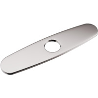 Gimili 10 Inch Hole Cover Deck Plate Escutcheon For Kitchen Sink Faucet Single Hole Brushed Nickel