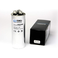 Temco 45+7.5 Uf/Mfd 370-440 Vac Volts Round Dual Run Capacitor 50/60 Hz Ac Electric - Lot -1 (Optional Uf/Mfd  Voltage And Lot Quantities Available)