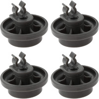 Mootvgoo 4 Pack 4581Dd3003B Dishwasher Lower Rack Wheels  Gray Dishwasher Rack Parts  Dishrack Roller Assembly Repalcement For Lg Replaces 4581Dd3003C 4502960 Ap6231149 Ps12075858