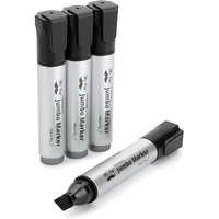 Mr. Pen- Jumbo Permanent Markers  4 Pack  Chisel Tip  Black Markers Permanent  Permanent Markers Black Markers  Thick Permanent Marker  Thick Markers  Jumbo Markers  Large Markers  Wide Tip Markers