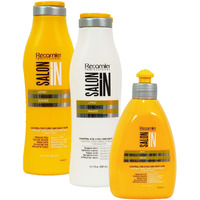 Recamier Professional Salon In Hair Care Treatment Set For Curls Shampoo Hydratating Conditioner Leave In Acondicionador Sin Enjuague Para Cabello Rizado