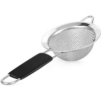 Kafoor Fine Mesh Strainer - 3.4 Inch Round Sieve - Tea Strainers For Loose Tea  Coffee Strainer  Food Strainer  Juice Strainer  And Much More!