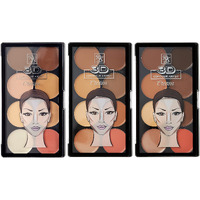 Ruby Kisses 3D Cream Contour Artist Set 3 Pack (Light  Light Medium  Medium Dark)