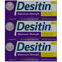 Desitin Maximum Strength Diaper Rash Paste  4 Ounce (Pack Of 6)