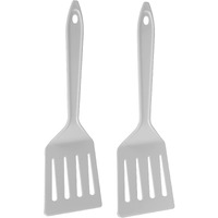 Hutzler Lopol Reinforced Nylon Spatula Turners  White  11""  Set Of 2