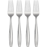 Oneida Camlynn Everyday Flatware Dinner Forks 18/0 Stainless Steel  Set Of 4  Silver
