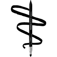 Facescanada Ultime Pro Intense Gel Black Eye Pencil | With Smudger & Sharpener | 24Hr Long Lasting | Waterproof & Smudge Proof | One Swipe Smooth Glide | 0.04 Oz/1.2G