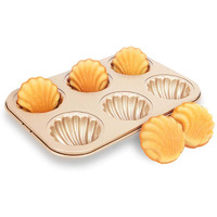 Can_Deal Non Stick Japanese Sweet Heart Style 12 Cavity Madeleine Baking Mould
