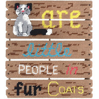 Janlynn Cats Are Pallet-Ables Plastic Canvas Kit