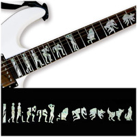 Jockomo Metallica Werewolf Werewolf Guitar Inlay Sticker