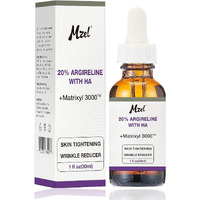 Papaba 20% Argireline Serum With Matrixyl 3000 Pure Hyaluronic Acid For Face With Vitamin C Deep Wrinkle Reducer Anti Aging Tones Skin And Stimulates Collagen Peptides Serum For Face