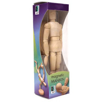 Magnetic Wood Manikin (7-3/4 Inches Tall)