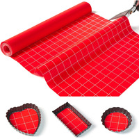Silicone Baking Mat Roll 16In*5Ft Free Cutting  Non-Slip Pastry Mat  Non-Stick Reusable Air Fryer Liner  Oven Liners  Counter Mat  Freeze Dryer Mat  Easily Cut To Size Fit All Ovens Pans Tins Dishes